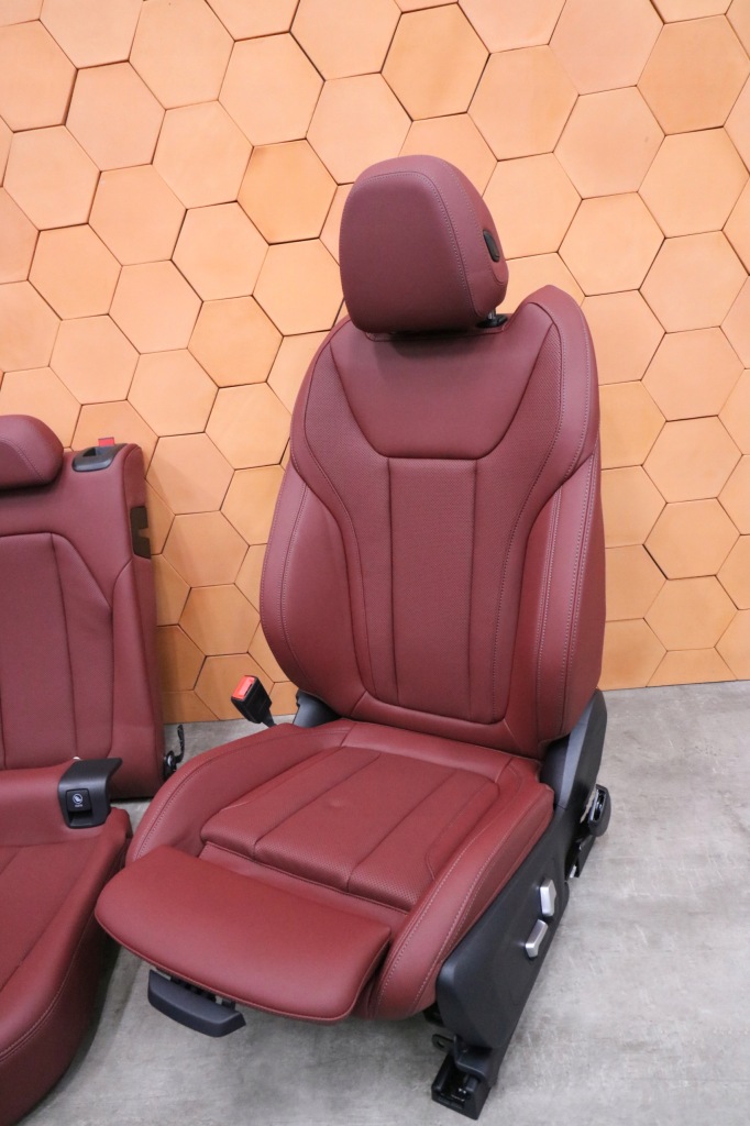 Bmw x4 g02 lci салон сидіння заднє сидіння обшивки sport tacora rot пам'ять 41 km ! Оригінал