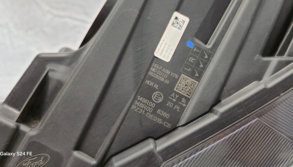 фото №11, Фара лампа левая full led ford transit custom iii 23- pz31-13e015-cb