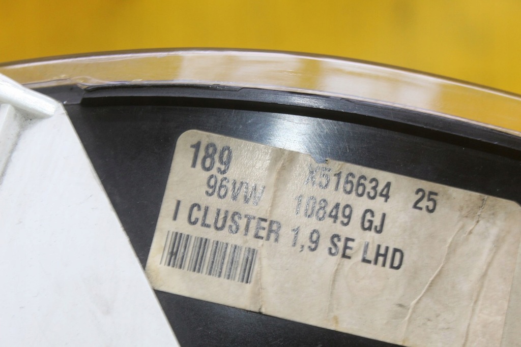 фото №8, Счетчик приборная панель seat alhambra i afn 1.9 tdi 7m0920801j