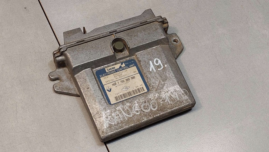 фото №5, Блок керування двигуна kangoo i 1.9 d 7700868300