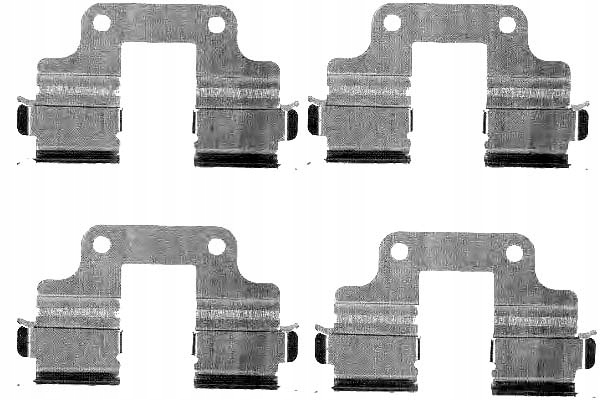 фото №2, Набір монтажний гальмівних колодок volvo s80 ii v70 iii xc70