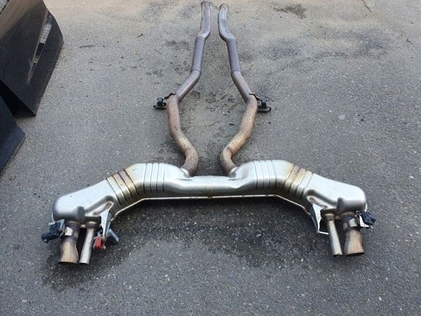 Купить Mercedes s w217 c217 выхлоп 63 6.3 amg s купе гаситель комплектный