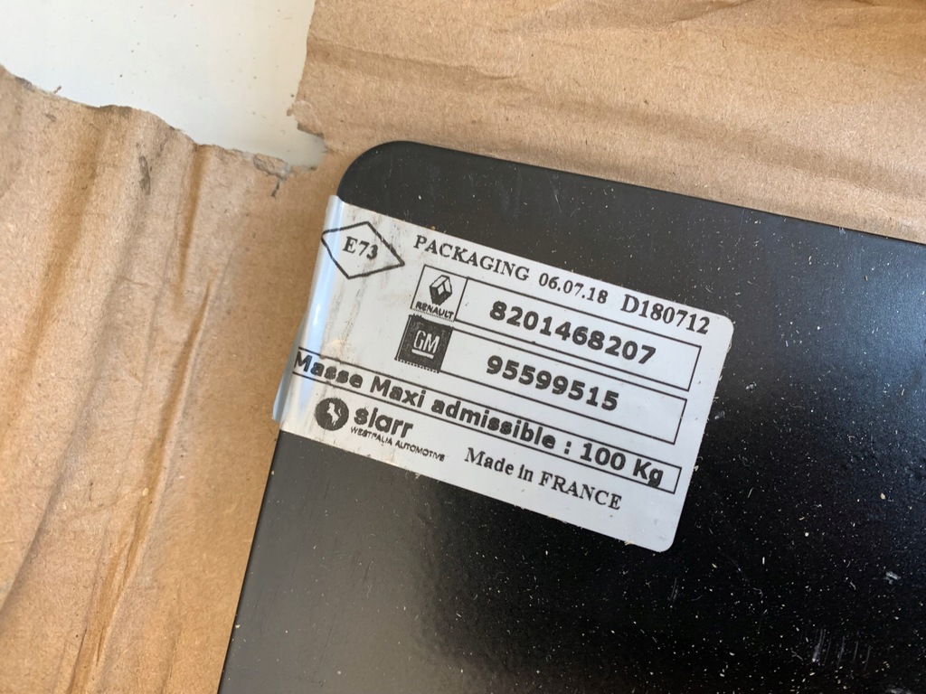 фото №6, Trafic iii vivaro b багажник крышный лист кровельная оригинал 14-