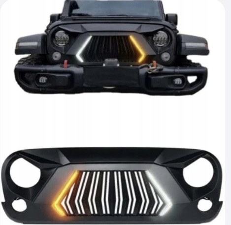 фото №1, Решётка радиатора jeep wrangler jk 2007-17