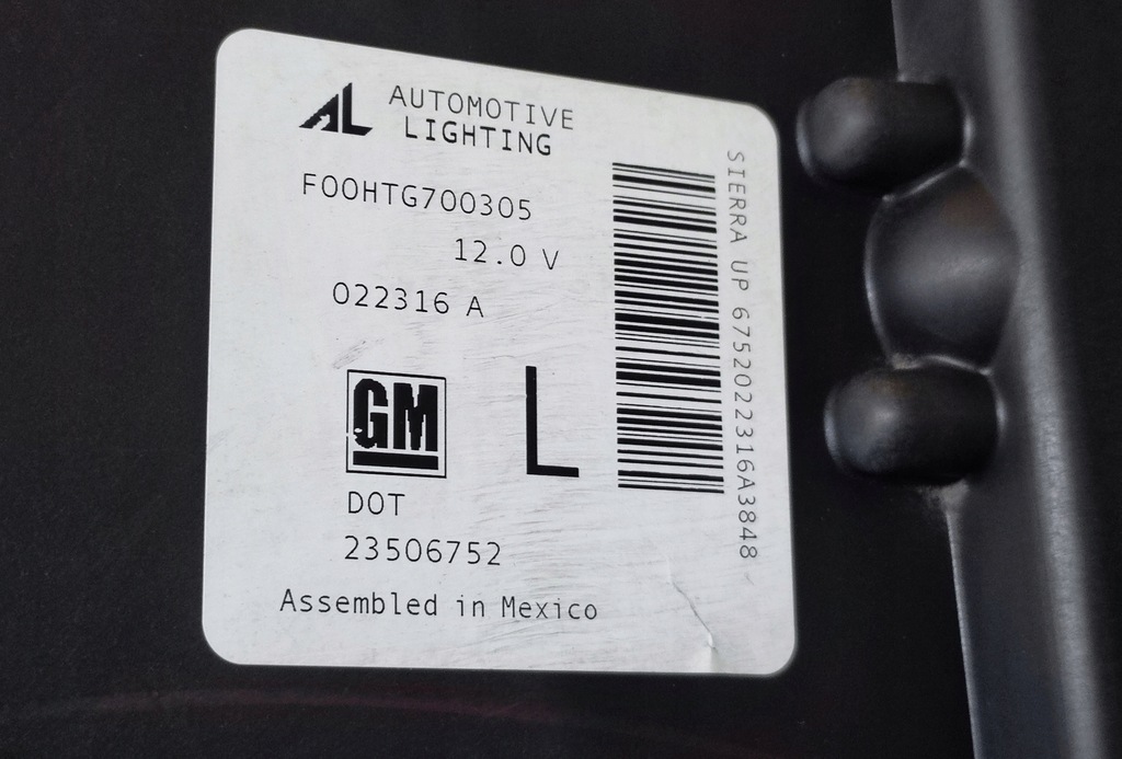 фото №10, Gmc sierra 2016-2018 фара лампа full led ліва usa