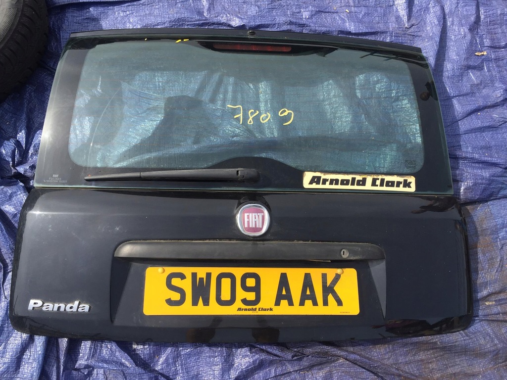 фото №1, Fiat panda 2009r. кришка багажника багажника