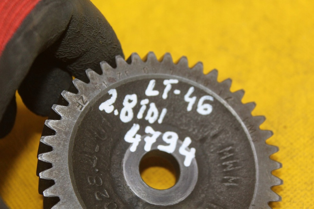 фото №8, Колесо зубчатое вала распределительного вала vw lt 46 35 28 2.8 tdi ata agk 3710184