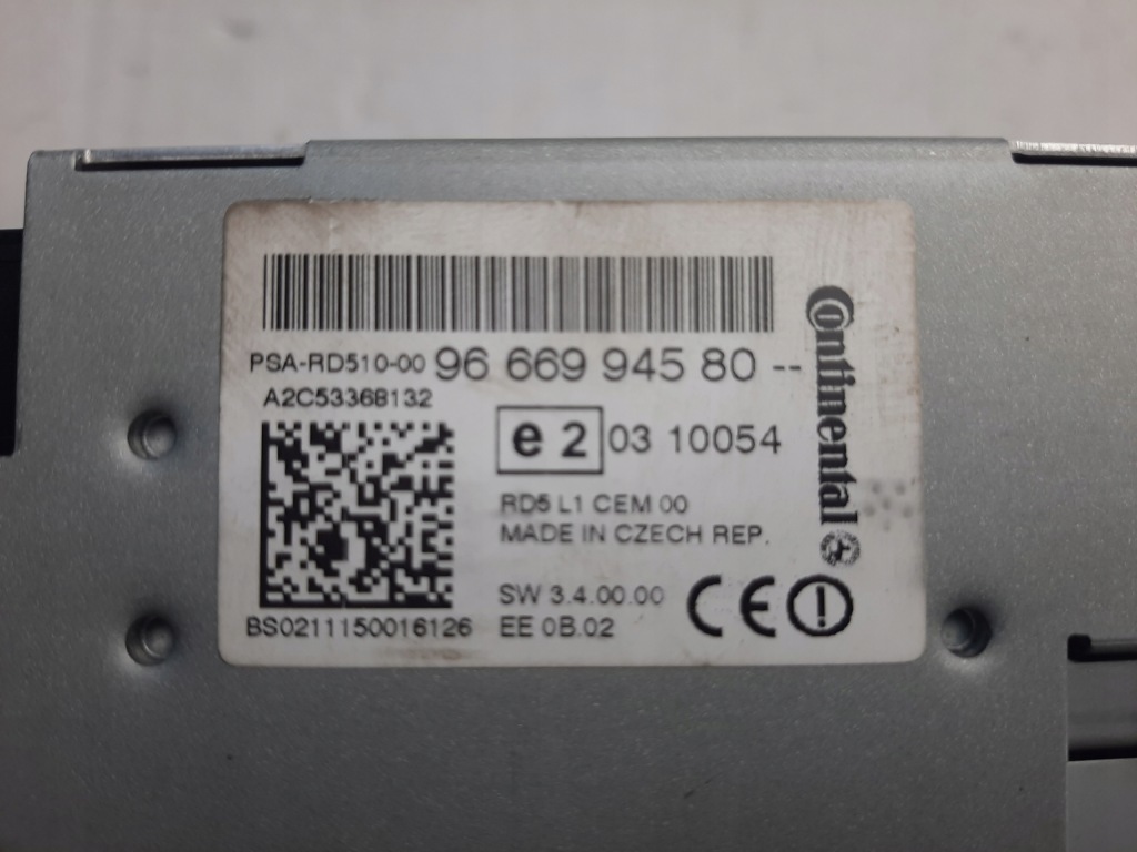 фото №5, Радіо cd citroen c4 ii 9666994580