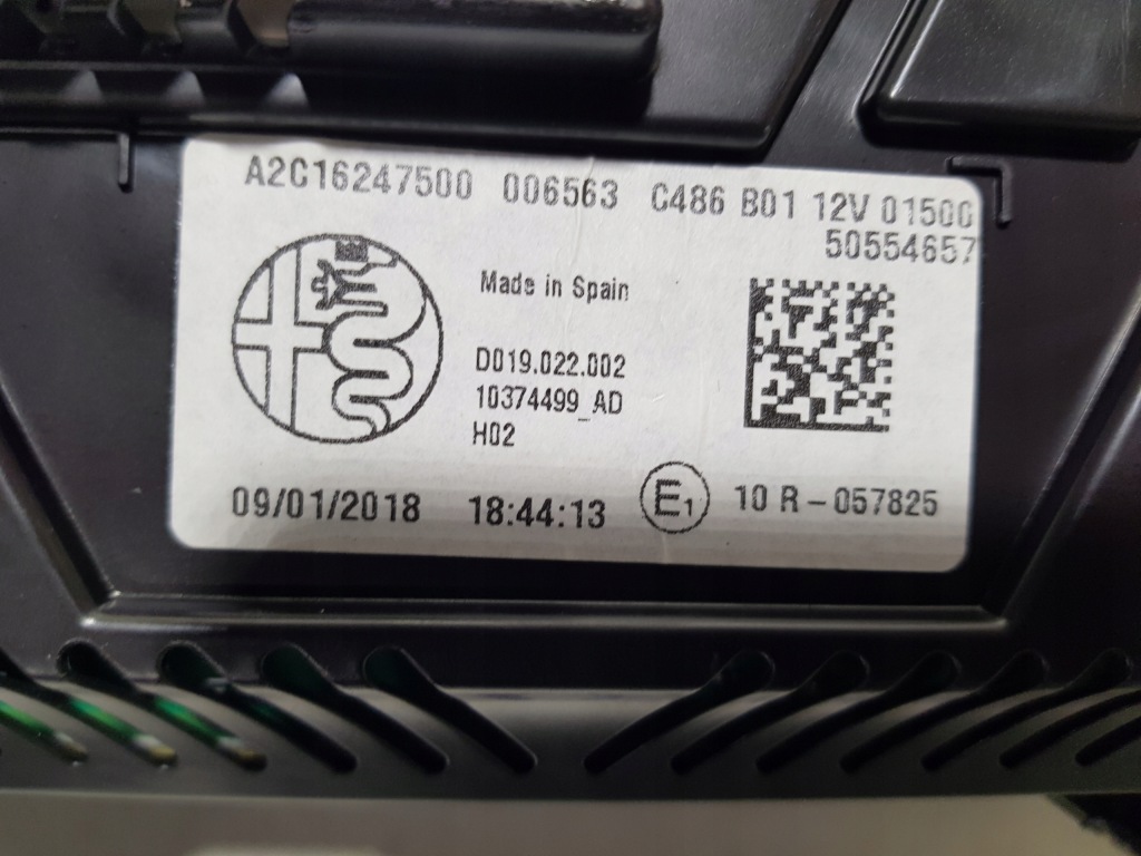 фото №10, Alfa romeo stelvio лічильник прилади 50554657 2.0 t