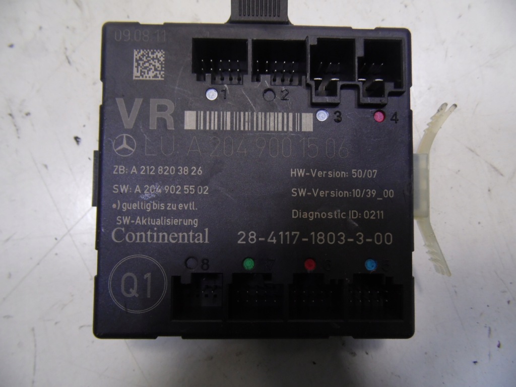 фото №1, Mercedes c w204 coupe модуль двері правий 2049001506