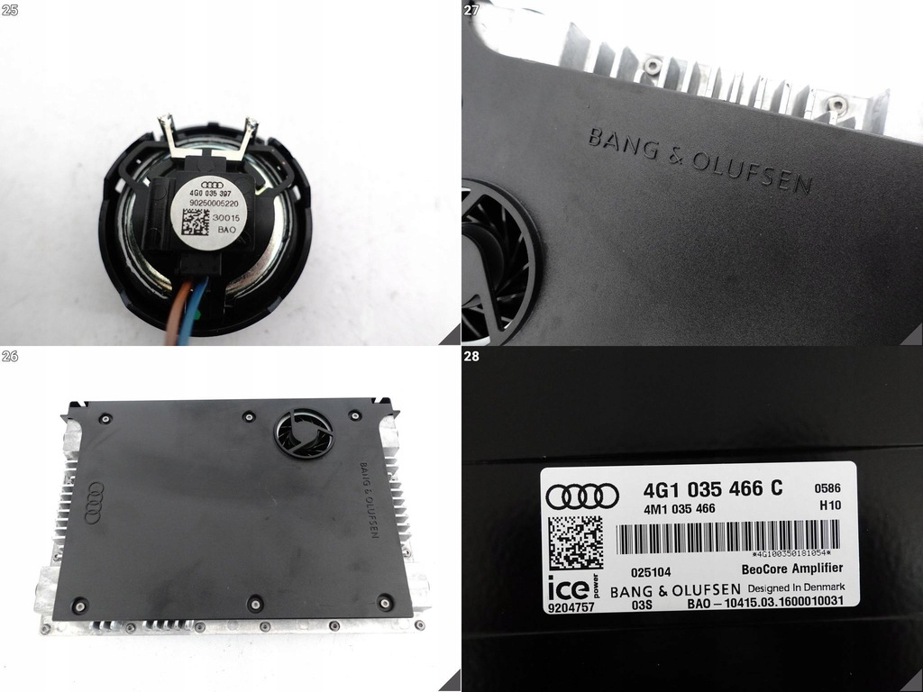 фото №11, Audi rs7 s7 a7 4g8 c7 10-18 lift набор динамиков усилитель bang & olufsen