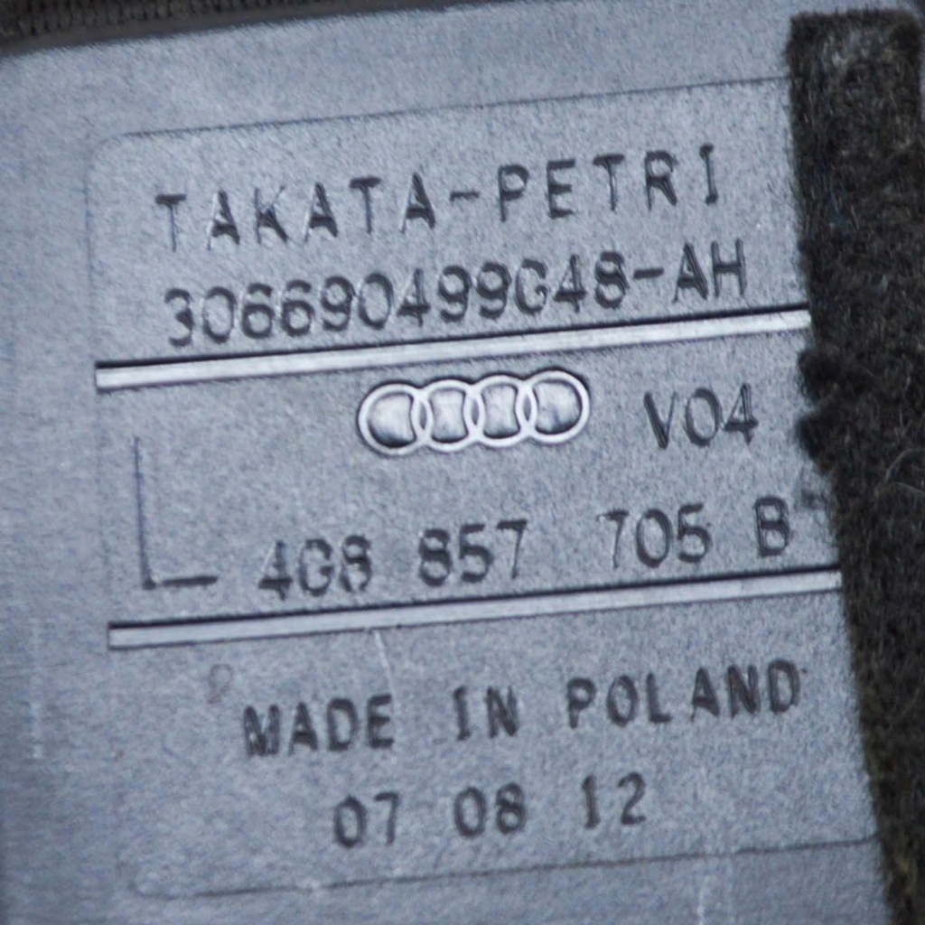 фото №6, Audi a6 s6 c7 4g 2012 левая сторона pas безопасности сиденье передний