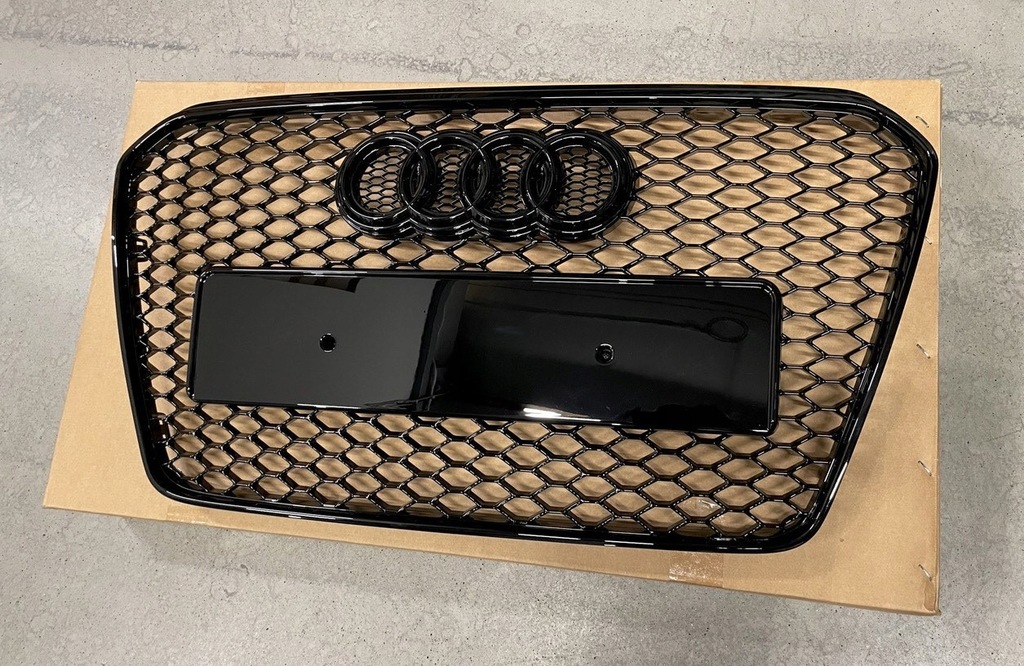 фото №12, Audi a5 rs5 8t0 lift 2012-2016 s-line решётка радиатора решётка радиатора чёрный блеск