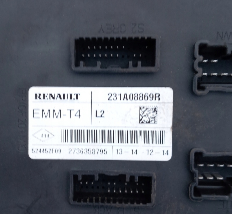 фото №5, Счетчик блок управления двигателя считыватель bcm renault clio iv набор стартовый