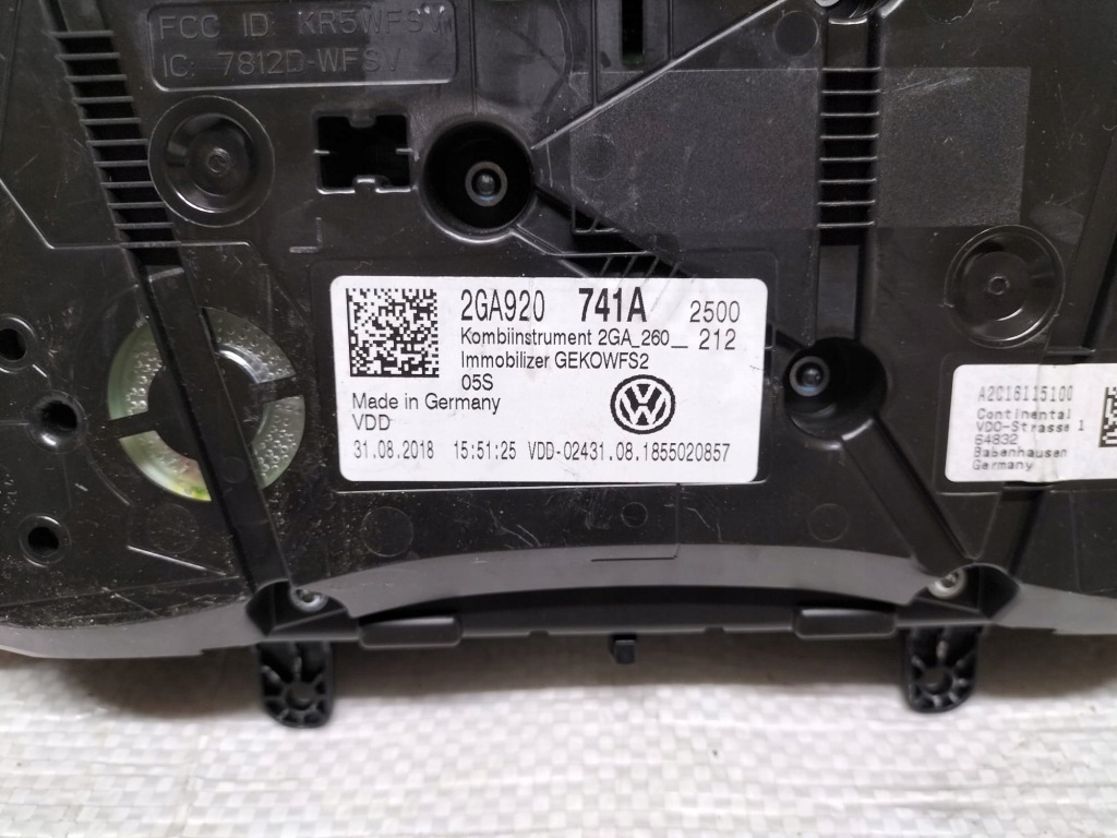 Панель приборів volkswagen t-roc 2ga920741a Доставка