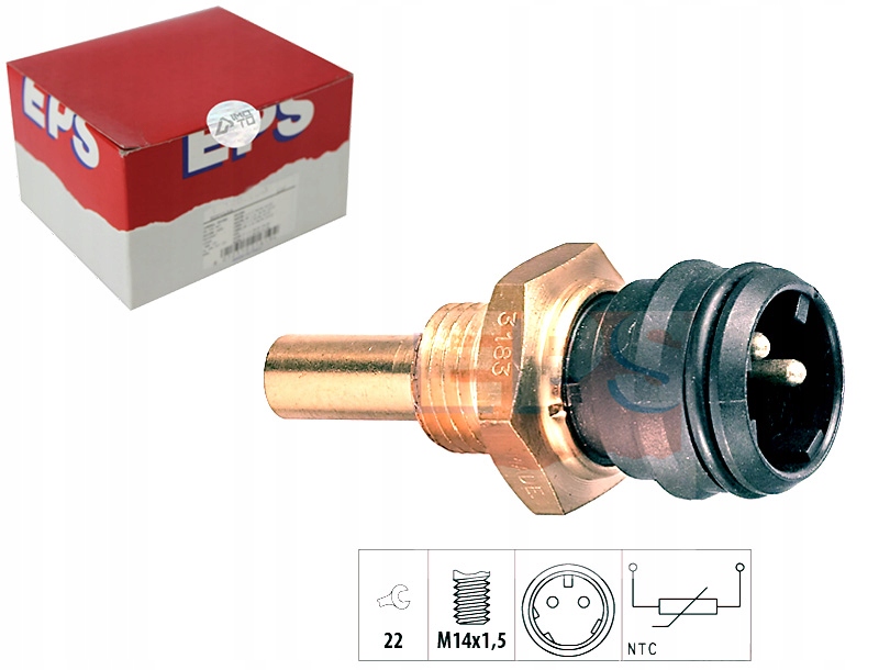 фото №1, Eps 1.830.183 датчик, температура рідина охолоджуючий