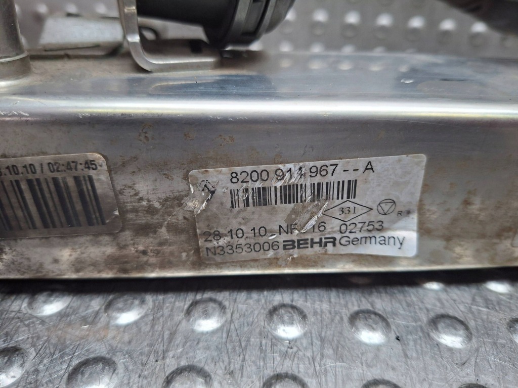 Радіатор вихлопних газів egr 8200914967 renault latitude 3.0 dci 2010- Доставка
