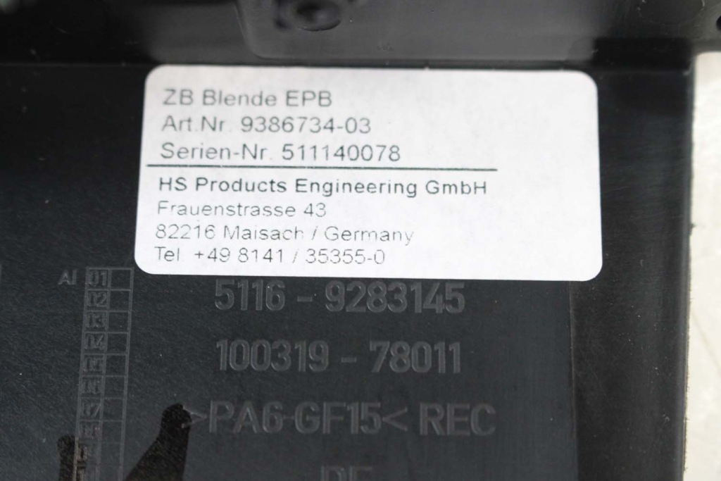 фото №11, Bmw i3 l01 рамка dekor заглушка 9283138 9283137 czarna i01 lci lift консоли