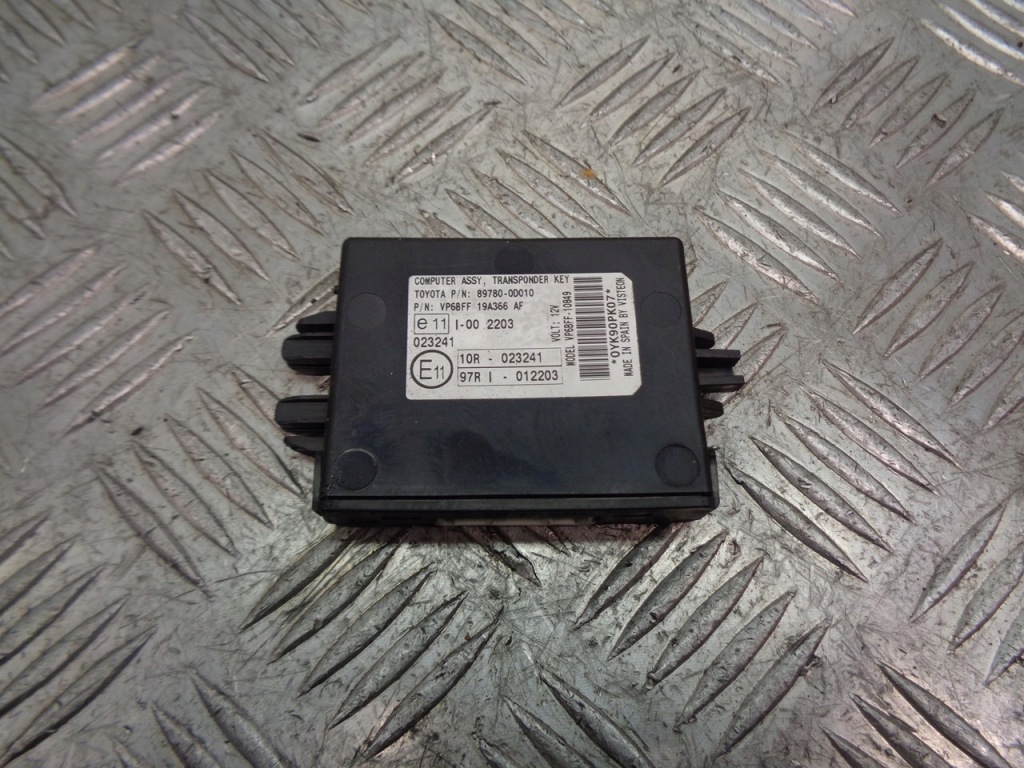 фото №1, Модуль імобілайзер toyota yaris ii 89780 0d010
