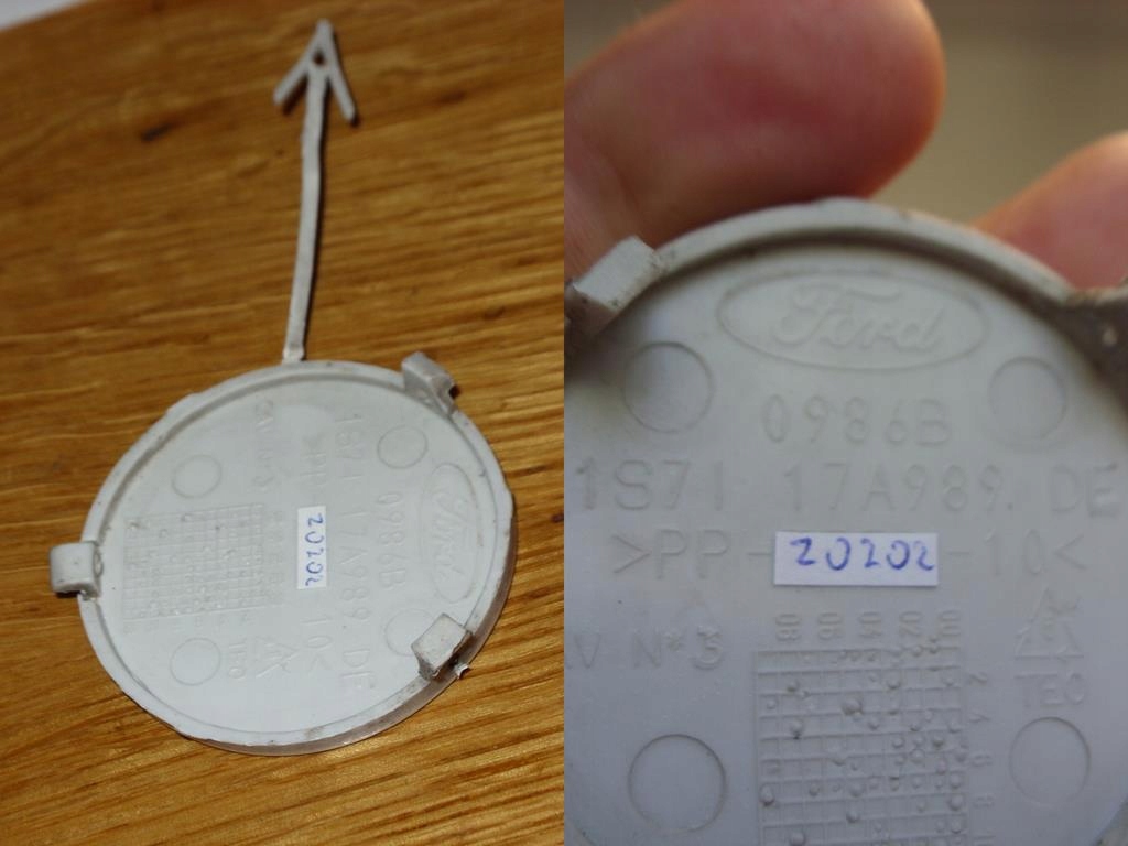 фото №2, Ford mondeo mk3 заглушка фаркоп перед 1s7117a989de