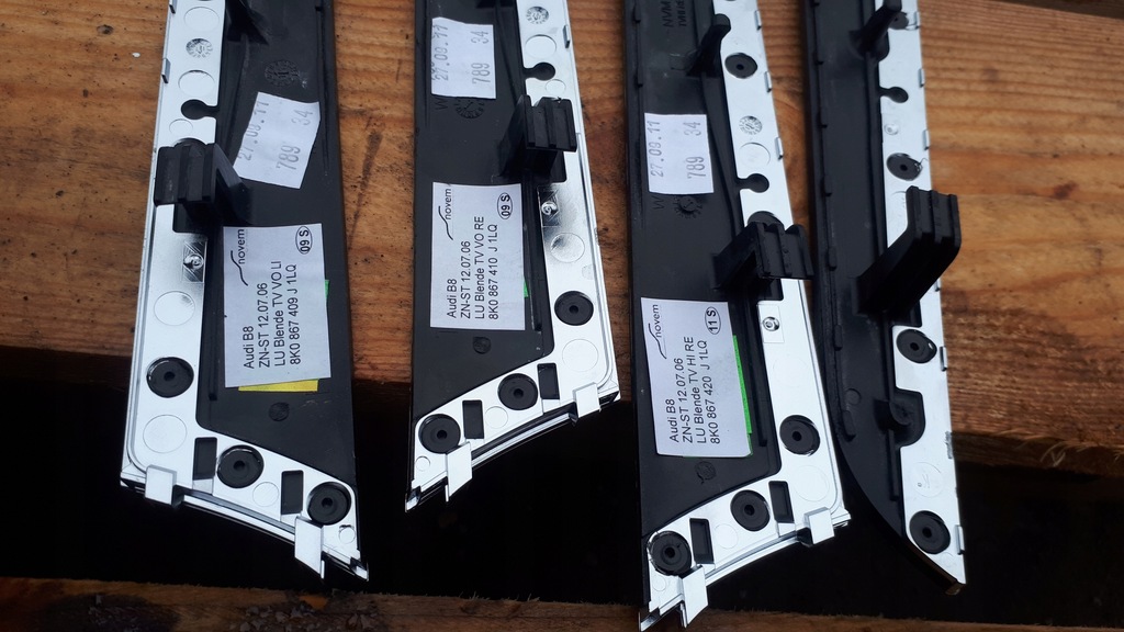 фото №14, A4 b8 s4 dekor накладки piano 1lq s line kpl