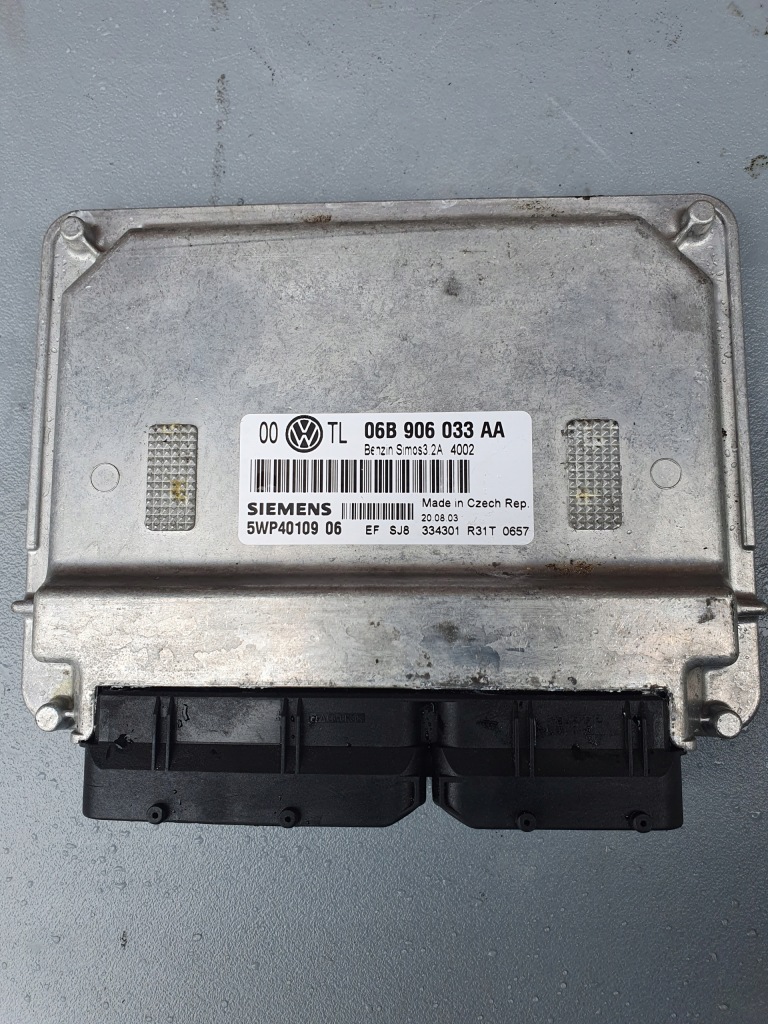 фото №1, Блок керування бортовий комп'ютер двигуна 06b906033aa
