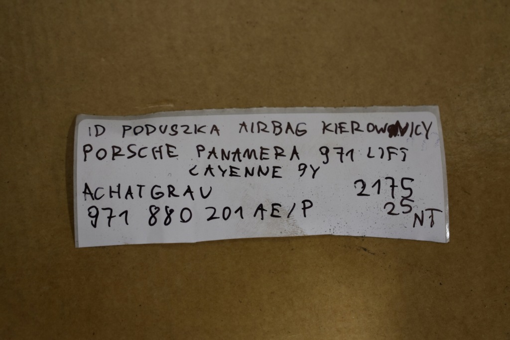 фото №5, Idealna подушка подушка безпеки керма porsche panamera 971 lift cayenne 9y 1