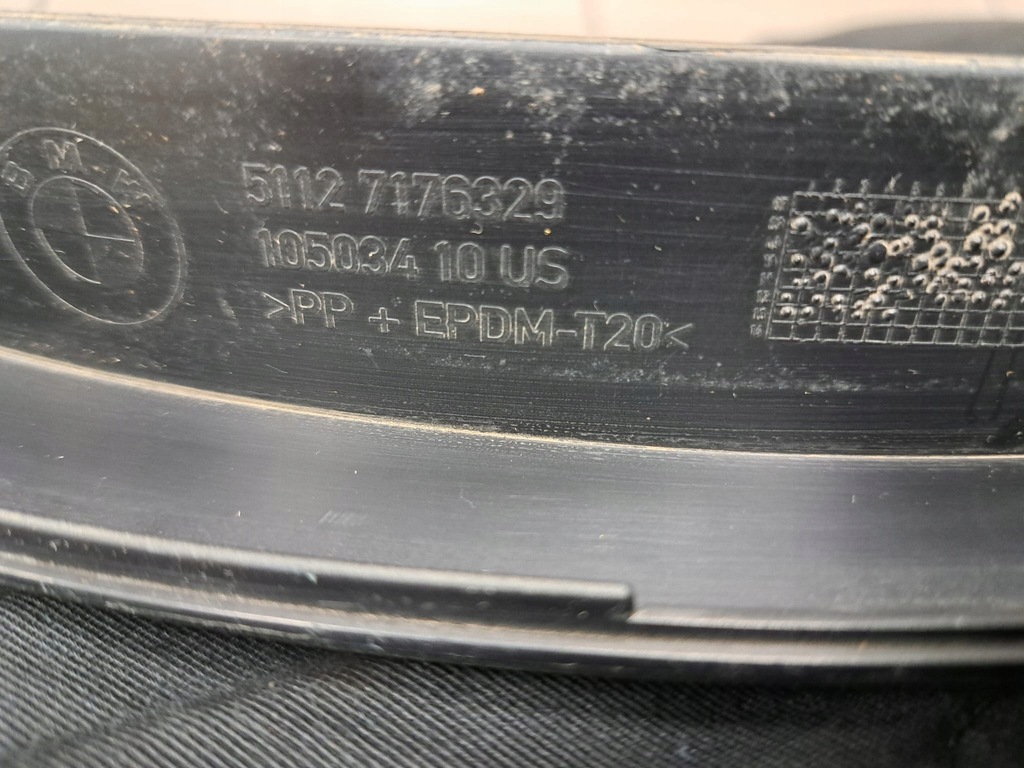 фото №7, Bmw e71 накладка накладка крыла подкрылок левый задняя задняя 7176329 d1055