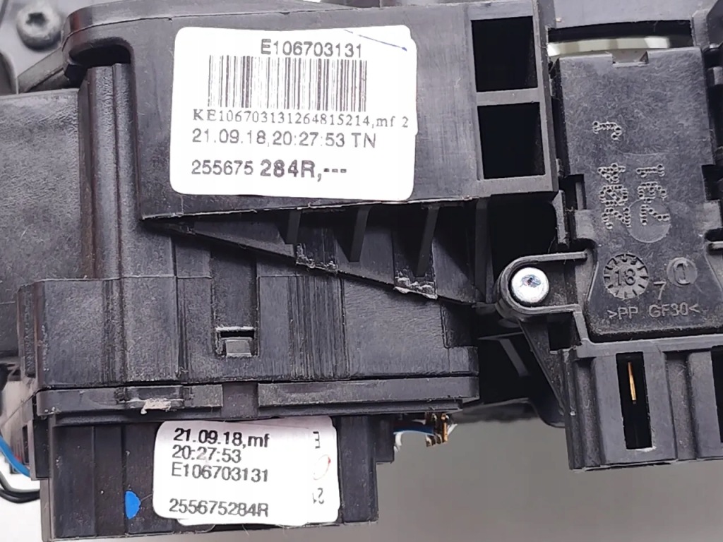 фото №7, Renault clio указатель дворники переключатель łodygi + кольцо шлейф подрулевого переключателя 2018