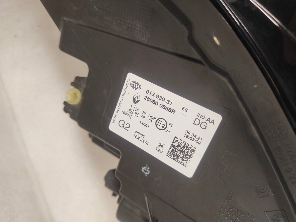 фото №8, Renault captur ii темні комплект лампа передніх 260104525r/ 260104525r