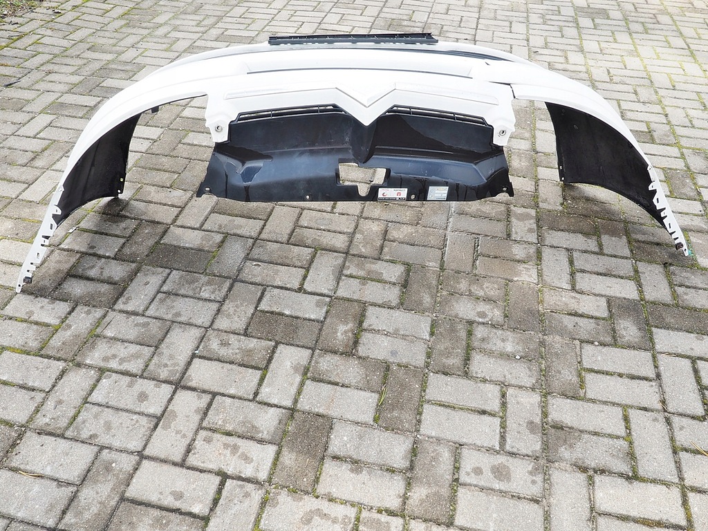 фото №7, Citroen c4 coupe бампер перед передний лак ewpa белый хороший kompletny