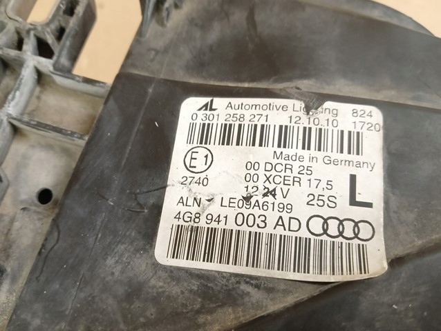 фото №6, Лампа ліва фара лівий audi a7 4g8 bi ксенон 2010-2014r