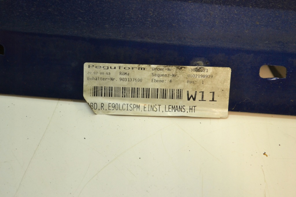 фото №7, Bmw e90 e91 молдинг порог накладка mpakiet правая lemans