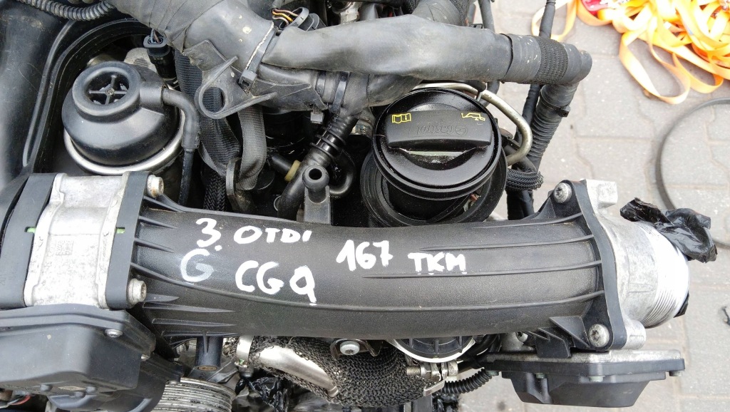 Комплектний  двигун audi 3.0tdi cgq 167 tys.km Зі Шроту