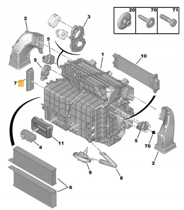 фото №4, Заглушка фільтра кабіни berlingo partner 08- 18 org
