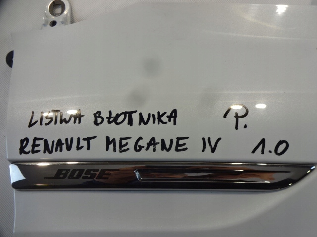 фото №2, Молдинг крила правий перед renault megane vi