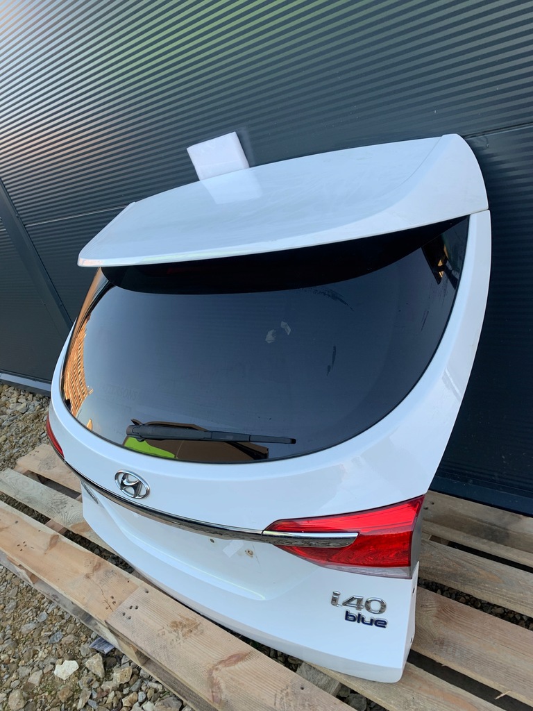 фото №7, Hyundai i40 kombi крышка багажника багажника задняя задняя ncw белый