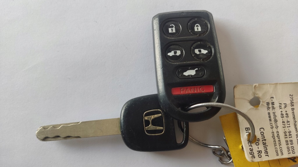 фото №1, Honda odyssey 05- ключ pilot