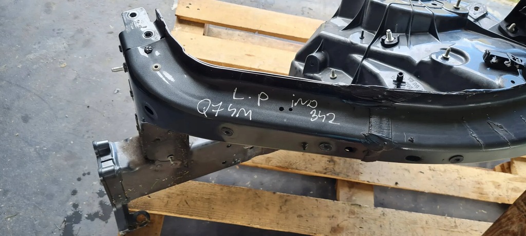 фото №12, Q7 4m ii sq7 лонжерон чверть ліва лівий перед lz7s підкрилок