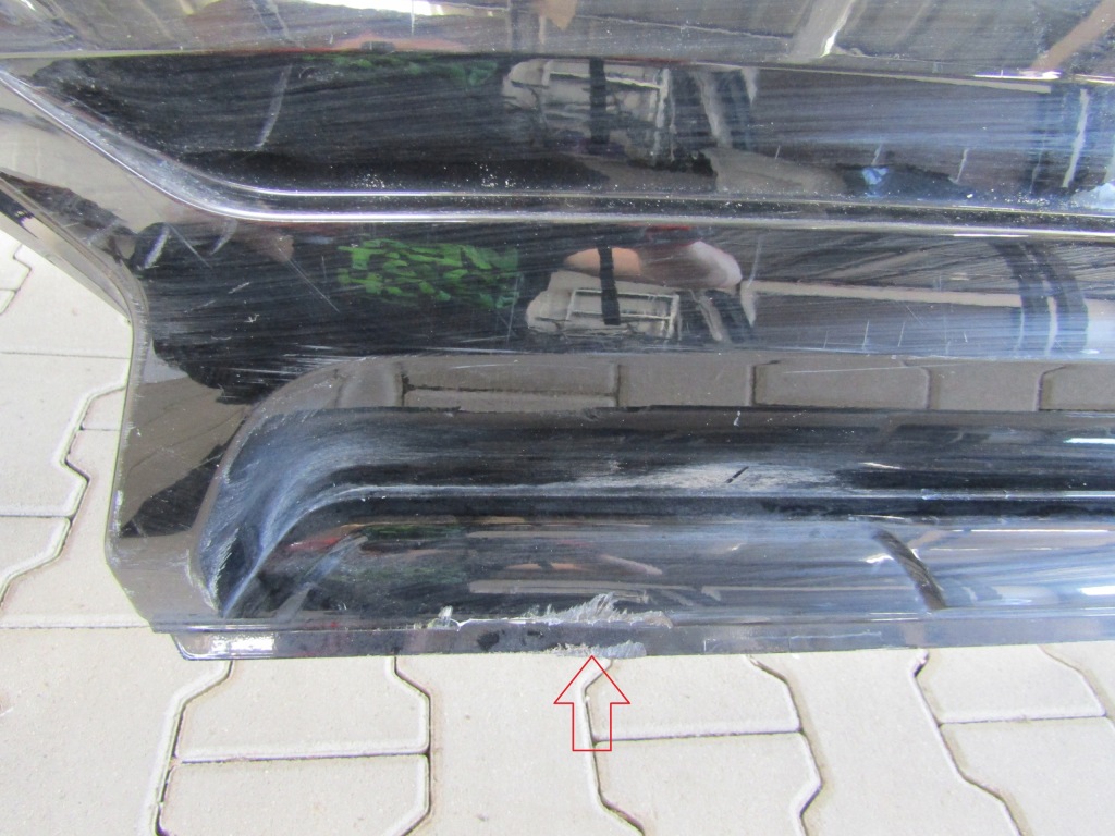 Бампер задний задняя  vw touareg 3 3 r-line 760 18- с Разборки