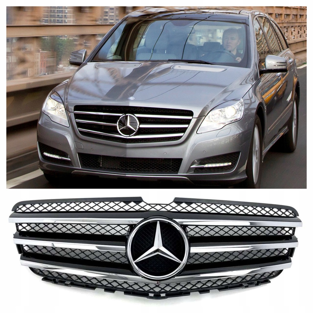 фото №1, Решётка радиатора решётка радиатора mercedes w251 r klasa lift nowa oem