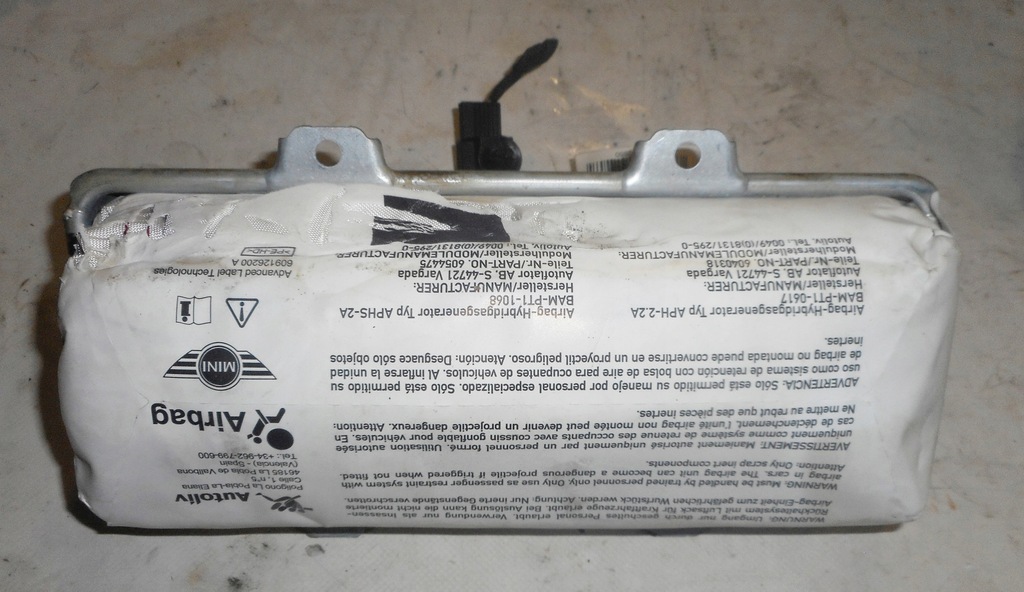 фото №1, Mini cooper r56 подушка подушка безопасности пассажира 39275573501