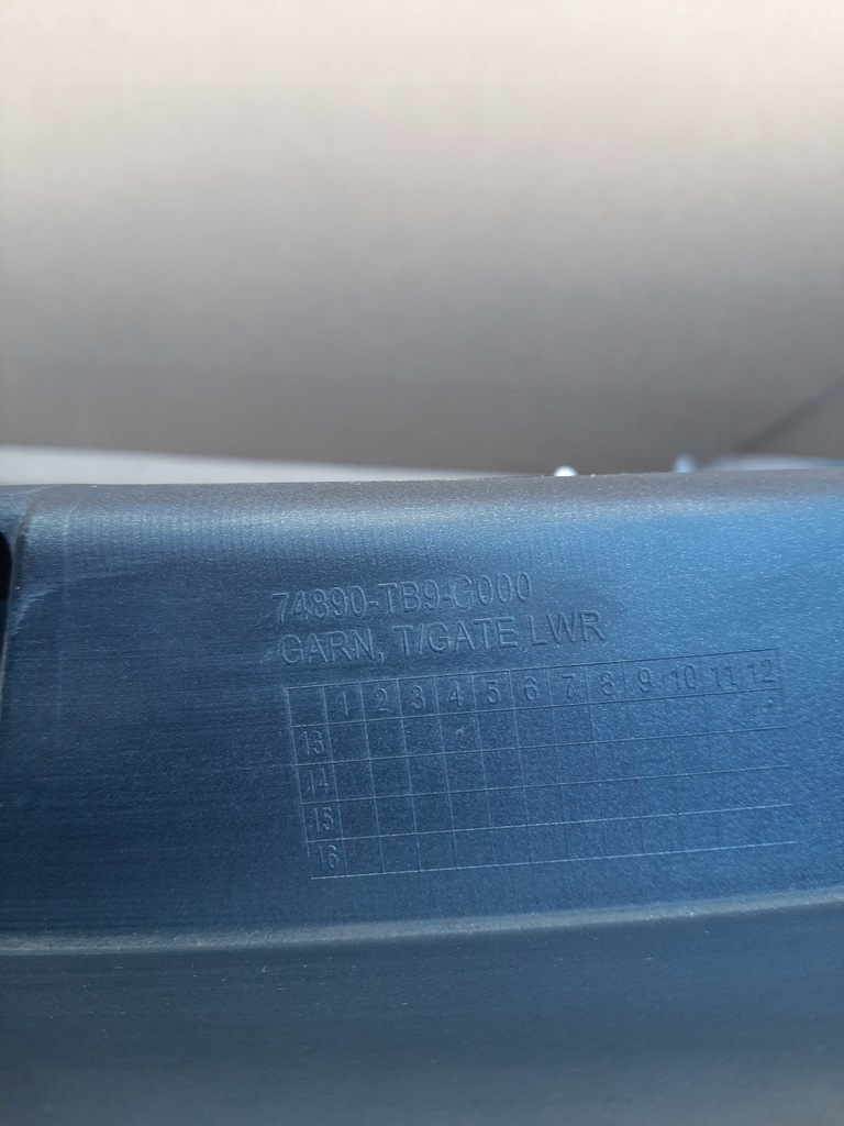 фото №15, Honda civic ix kombi накладка кришки 74890-tb9-g000