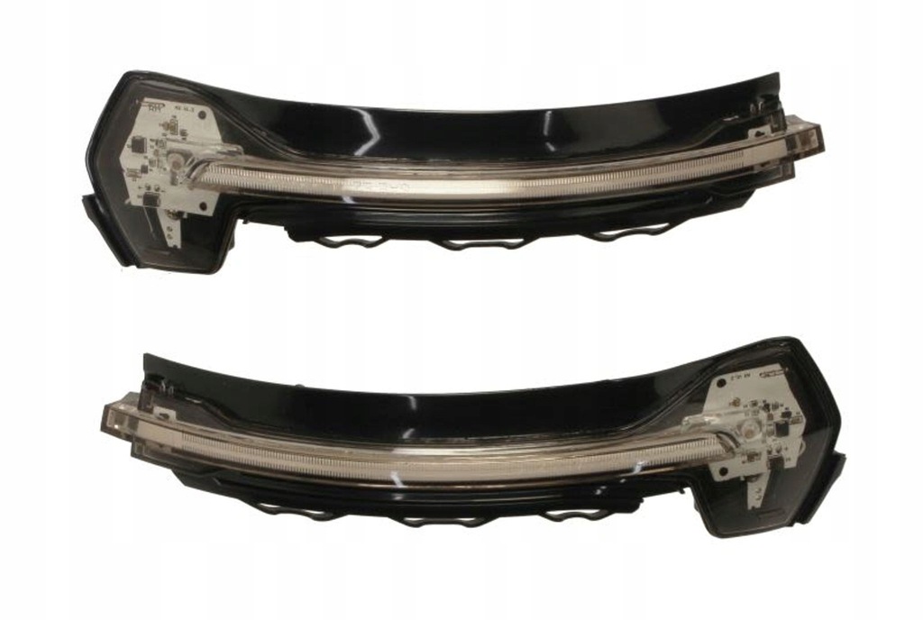 фото №1, Лампа поворотник w зеркало l/p динамический, комплект, версия black