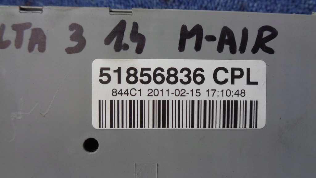 фото №12, Бортовий комп'ютер замок запалювання bsi lancia delta 3 iii 1.4 16v m-air 2008-2014r.