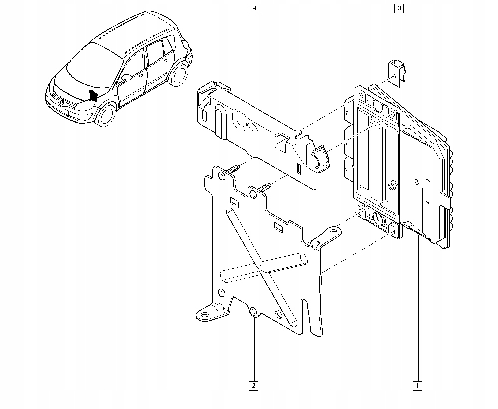 фото №4, Защита заглушка renault scenic ii 8200326185 oe!