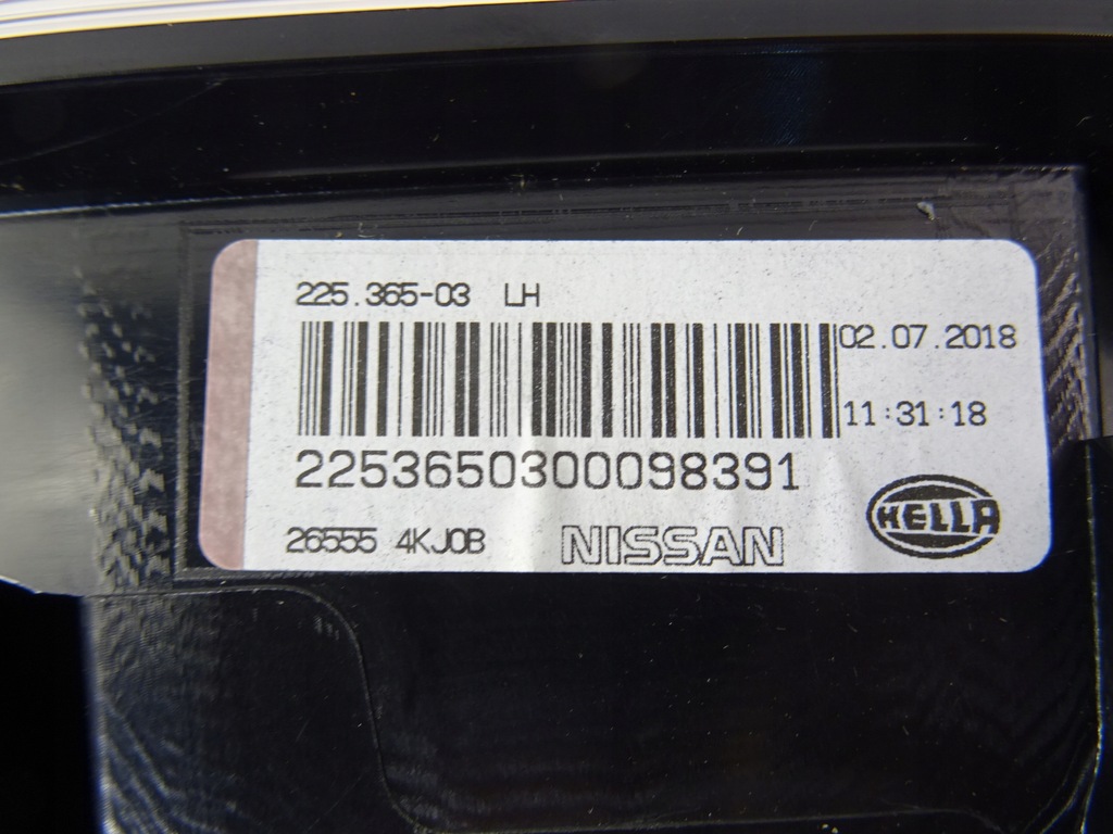 фото №10, Nissan navara np300 d23 лампа задняя задняя 265554kj0b оригинал nowa