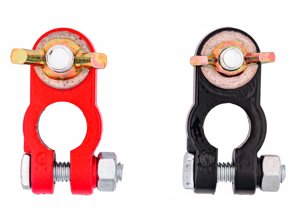 фото №13, Клеммы do аккумулятор универсальные oczkowe клемма с zaciskami бабочка 17 19mm