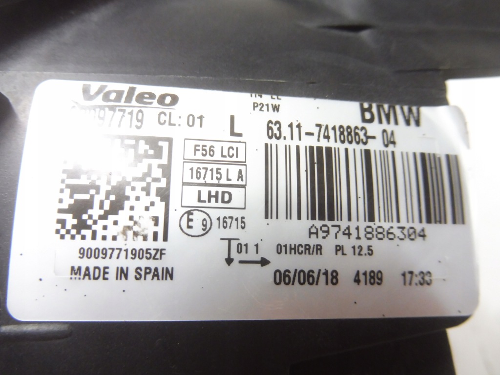 фото №4, Mini f56 lift лампа обычная левая