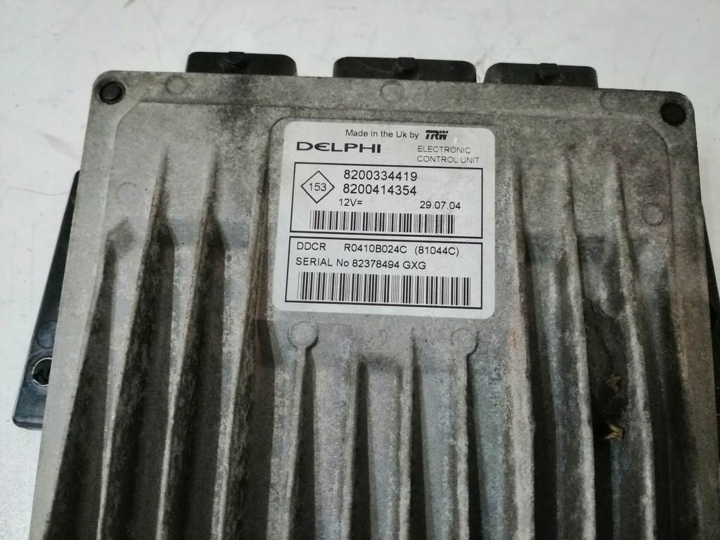 фото №3, Renault scenic ii 1.5dci бортовой компьютер r0410b024c